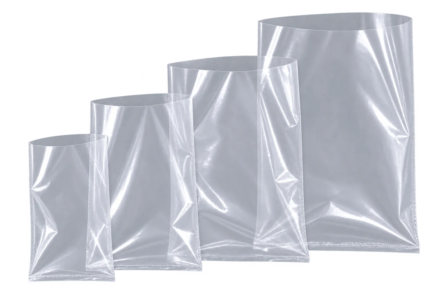 Custom flat polyethylene bags manufactured by Film-Pak
